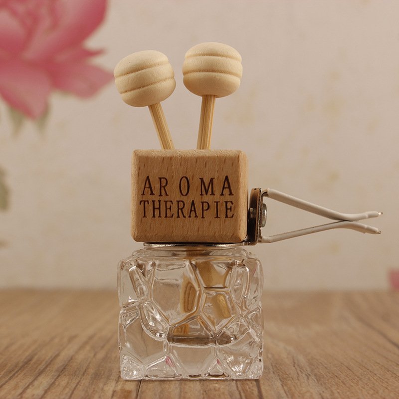 Empty Essential Oil Diffuser Bottle Car Air Freshener Vent Clip Auto Aromatherapy Fragrance Ornament Perfume Diffuser Bottle