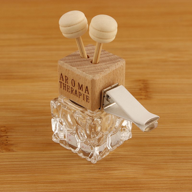 Empty Essential Oil Diffuser Bottle Car Air Freshener Vent Clip Auto Aromatherapy Fragrance Ornament Perfume Diffuser Bottle