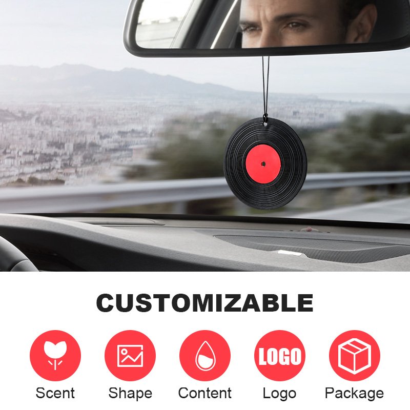 Masthome Creative Disc Design Car Perfume Scent Fragrance Aroma Diffuser Interior Air Freshener Car Freshener