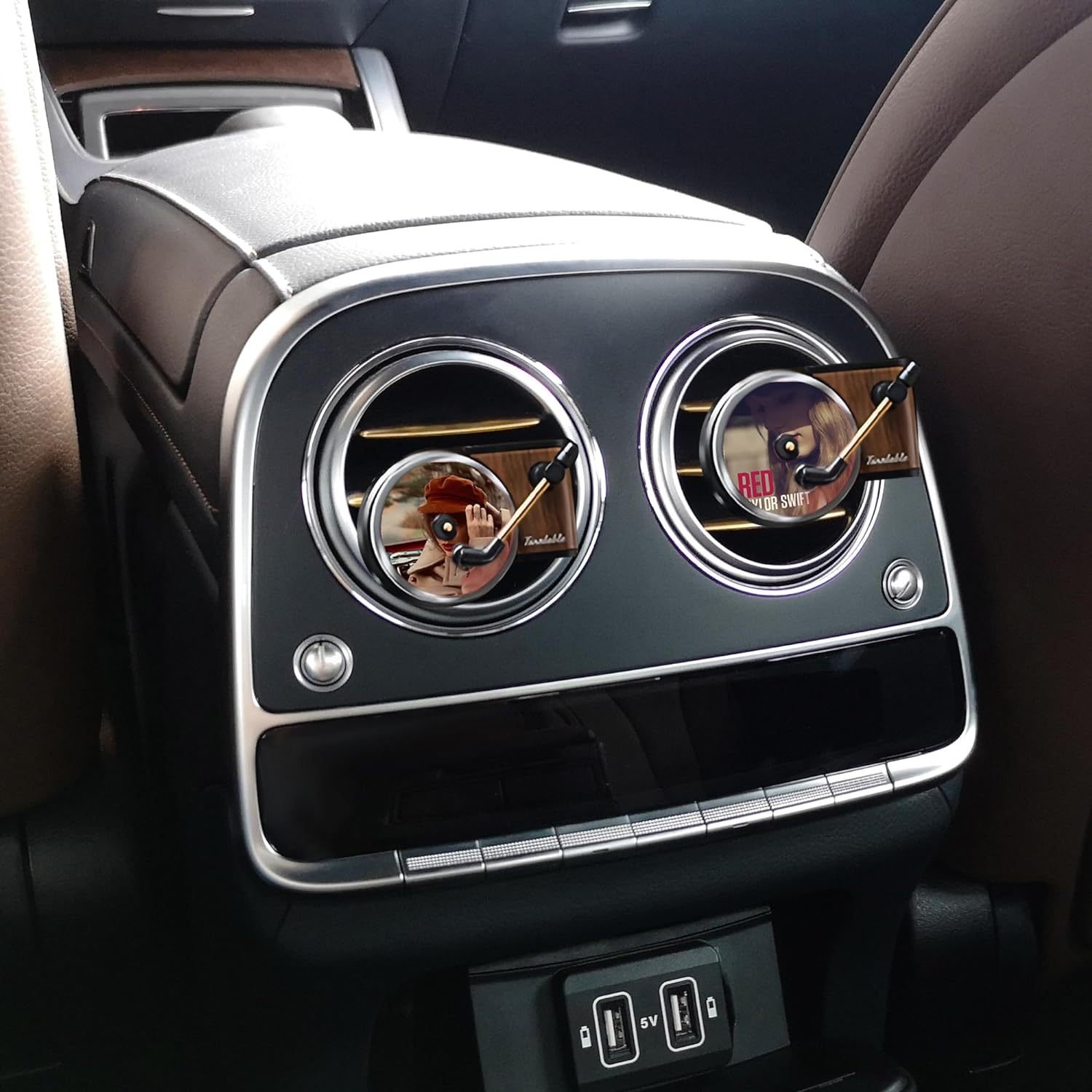 Personalized Turntable Car Air Freshener Air Outlet Aromatherapy Car Perfume Diffuser record player