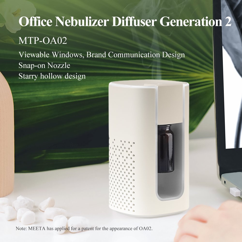 Custom Essential Oil Diffuser Car Air Freshener Aroma Waterless Rechargeable Aromatherapy Nebulizer for Home Office Yoga