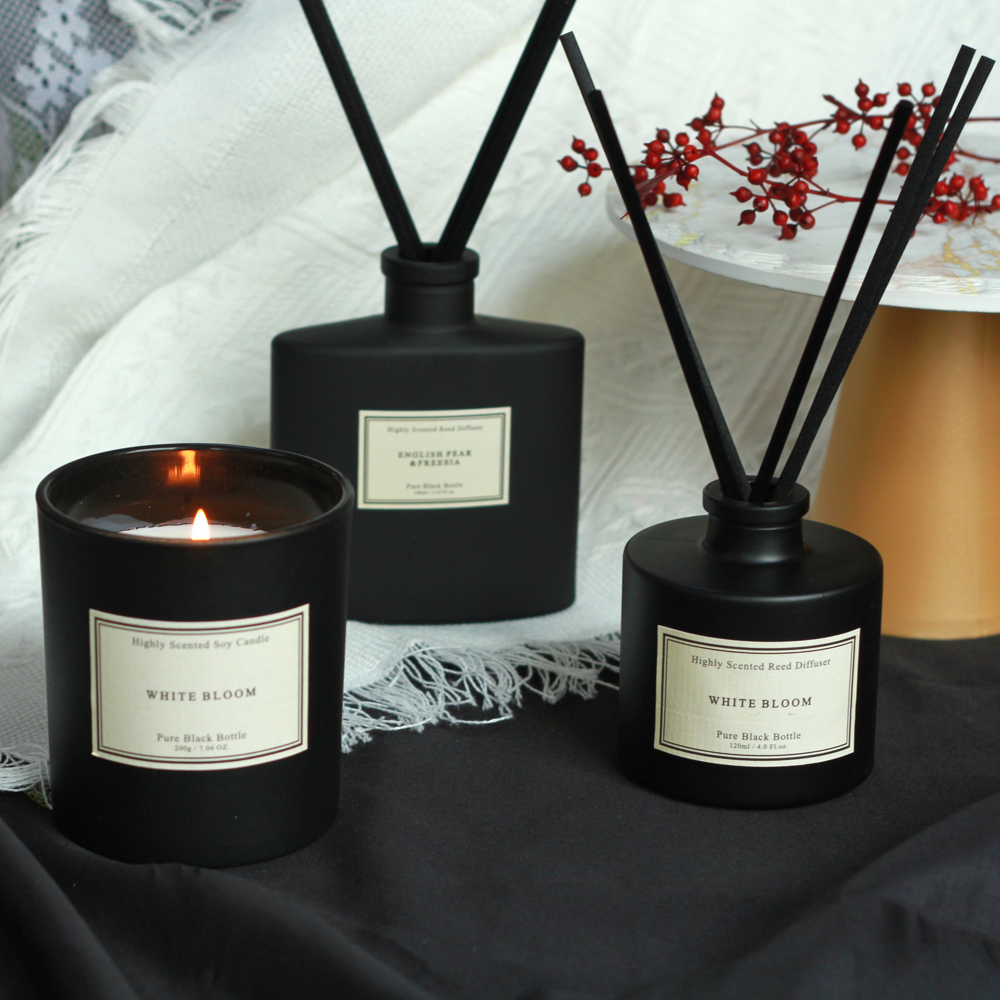 high quality remove odor air fresher luxury reed diffuser