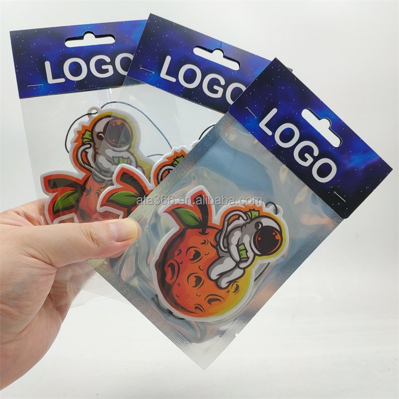 8 Custom Bad Man Bunny Scented Paper Air Freshener Logo Design For Air Perfume Car Smell Scent Fragrance Air Freshener