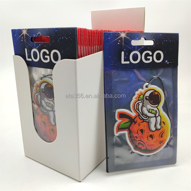 8 Custom Bad Man Bunny Scented Paper Air Freshener Logo Design For Air Perfume Car Smell Scent Fragrance Air Freshener