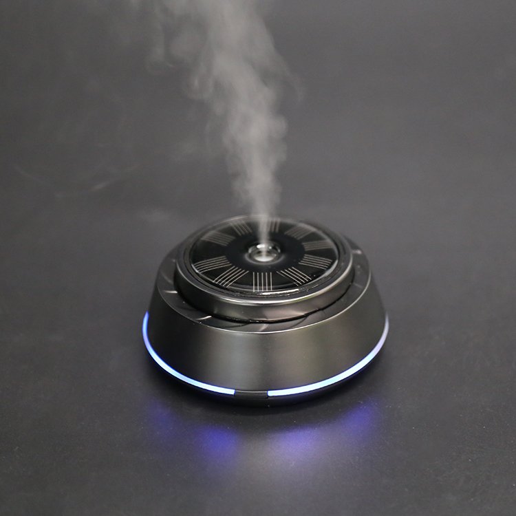 Solar Powered Wholesale Car Fragrance Diffuser Refills Essential Oil Rechargeable Mist Spray Car Perfume Fresheners