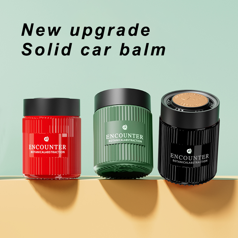 High-End Car Aromatherapy Balm Solid Fragrance Car Perfume Diffuser Gel Air Freshener