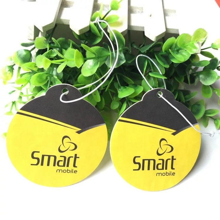 Cartoon Cute Car Shape Good Smell All Scents Custom Air Freshener Paper For Car
