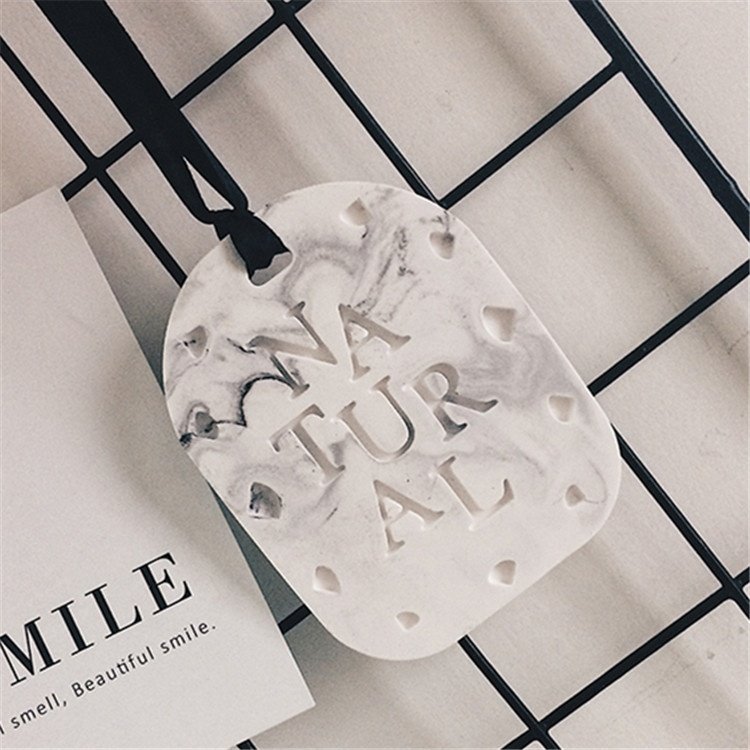 Home Car Hotel Lobby Air Freshener Stocked Hanging Scented Ceramic Aroma Flower Plaster Fragrance Essential Oil Diffuser