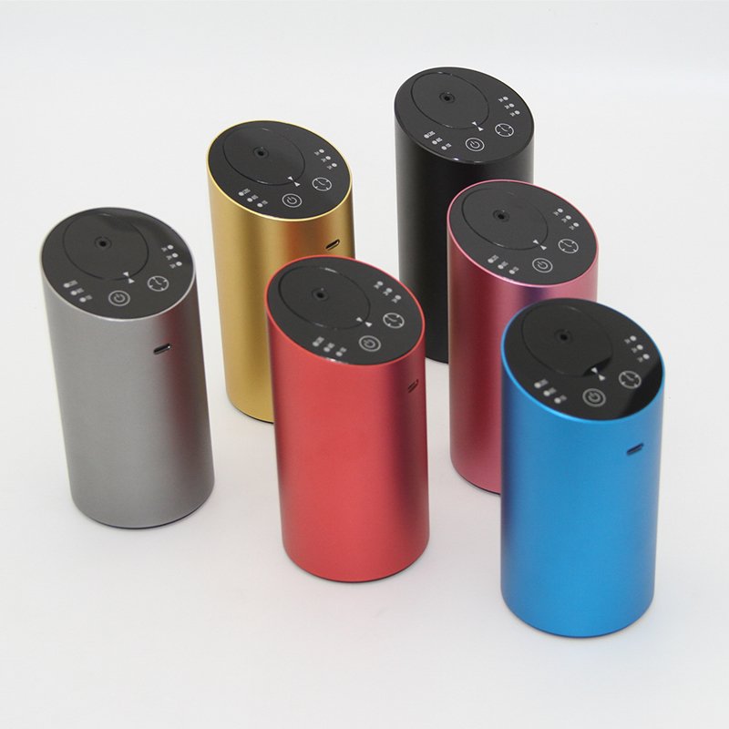 MYVOES White Usb Home Mini Waterless Portable Durable Fragrance Essential Oil Nebulizer Car Aroma Diffuser