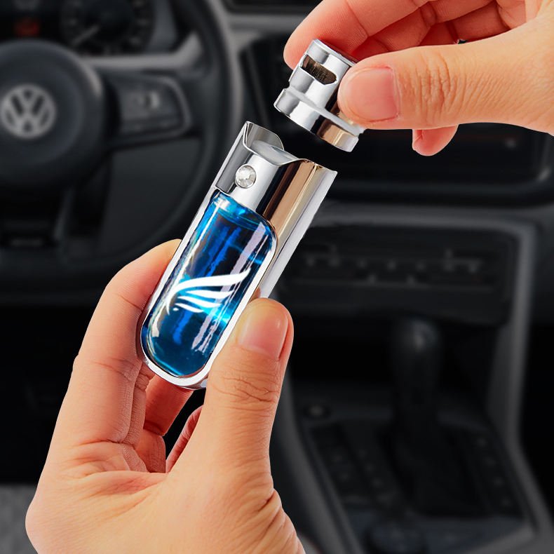 Factory direct sale wholesale creative universal vent liquid empty bottle car air freshener absorb odor perfume
