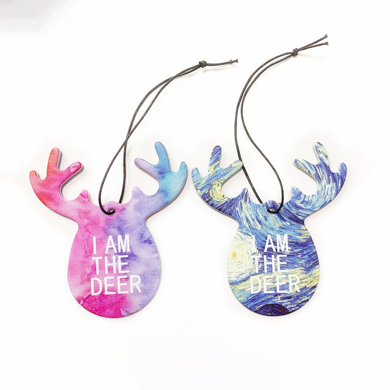 Manufacturers wholesale custom LOGO air freshener customized paper car air freshener car air freshener hanging