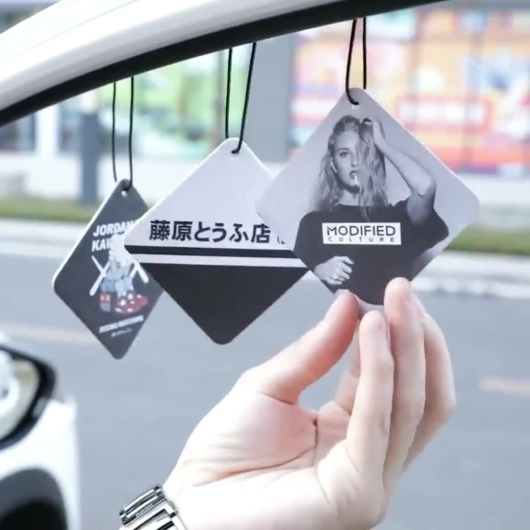 Manufacturers wholesale custom LOGO air freshener customized paper car air freshener car air freshener hanging