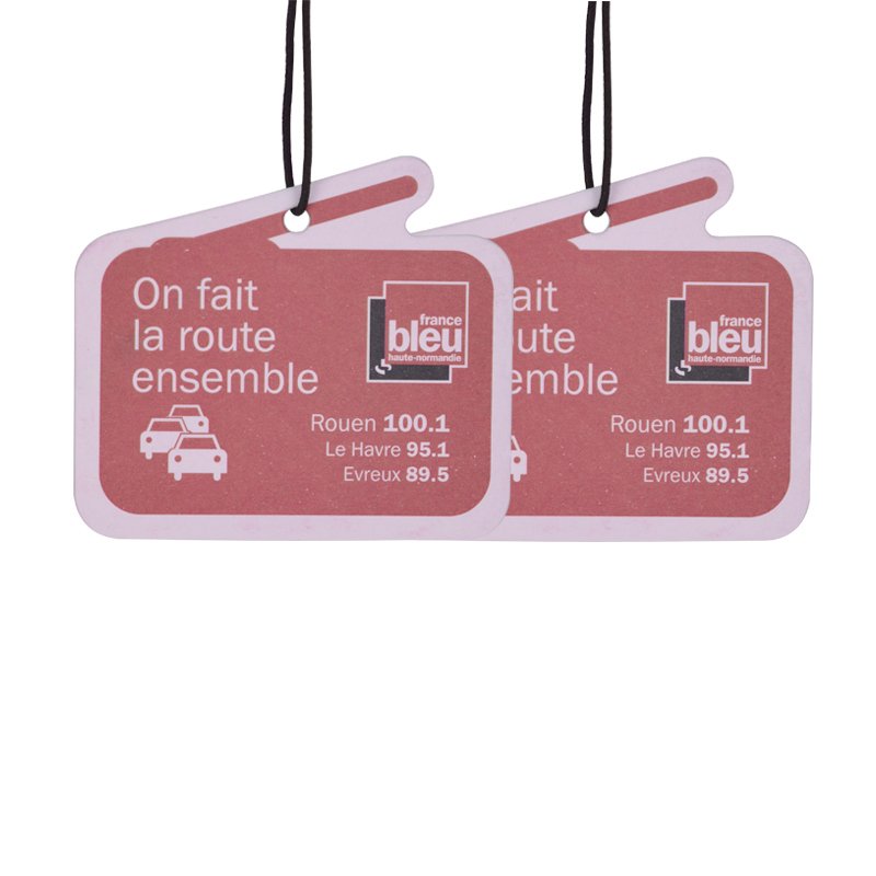 Custom Sublimation Car Perfume Vent Paper Dispenser Car Air Freshener