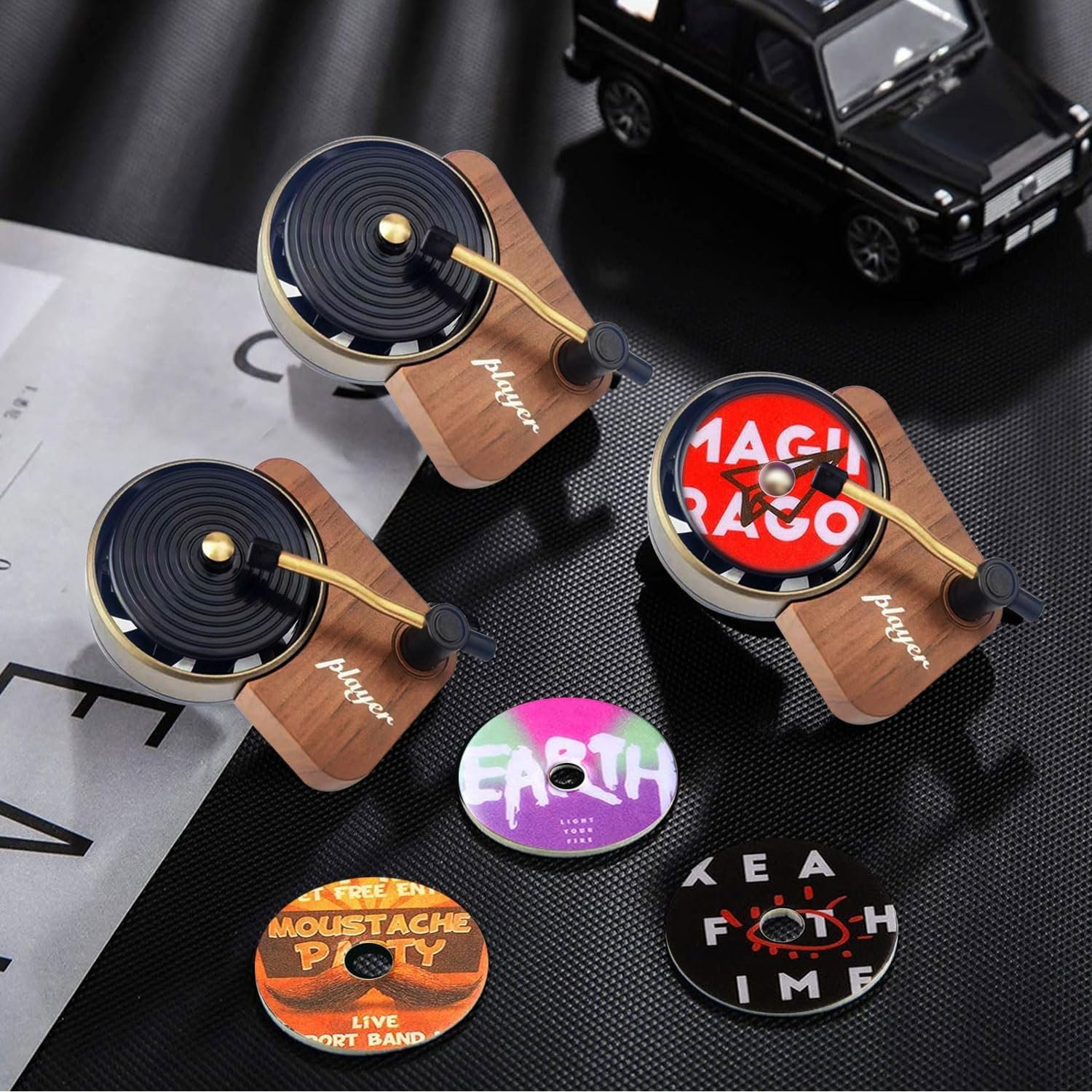Factory direct Best selling retro cd car vent clip perfume plug car perfume air freshener car perfume