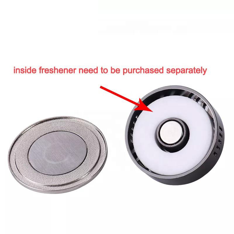 DIY Logo Design Portable Perfume Mini Metal Car Air Vent Clip Sublimation Blanks Car Airshener with Aluminum Sheet