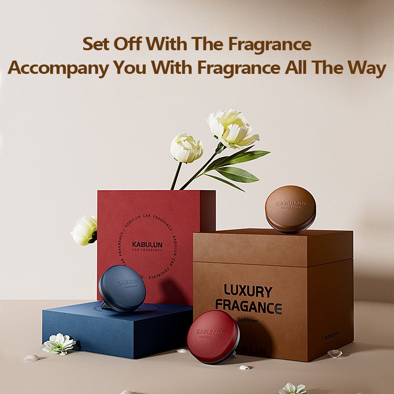 Leather Surface Air Freshener Luxury Car Aroma Vents Car Air Fragrance Hanging Air Freshener