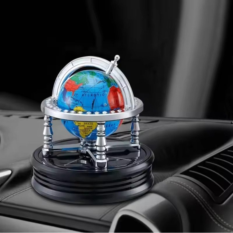 Updated car alloy aromatherapy rotating diffuser uniform fragrance natural essential oil car fragrance sprayer