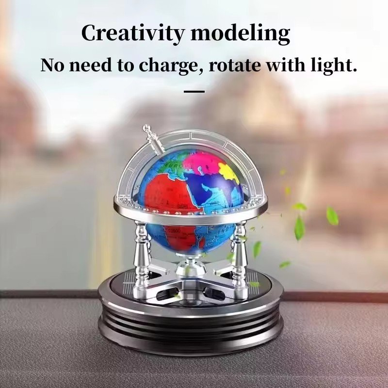 Updated car alloy aromatherapy rotating diffuser uniform fragrance natural essential oil car fragrance sprayer