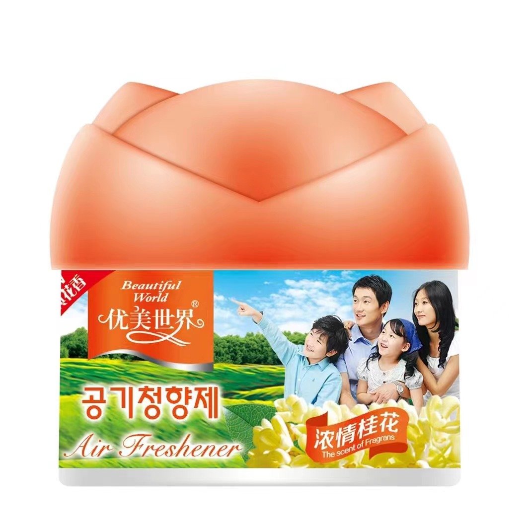 Factory Wholesale Rose Shape Air freshener High Quality Toilet Hotel Long Lasting Scent Deodorant Solid Gel Air Freshener