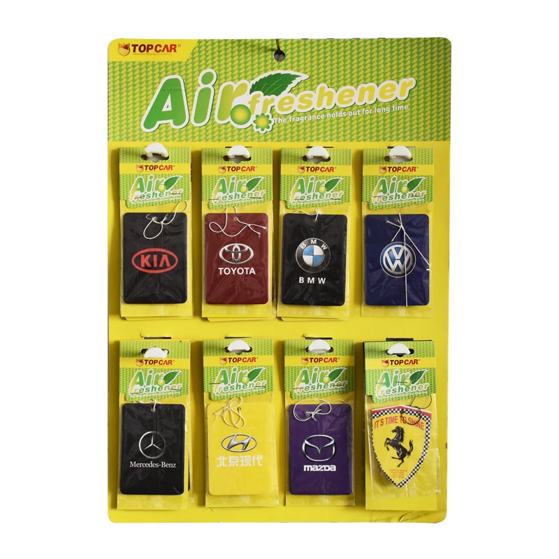 Best choice custom car freshener package,3d stereoscopic Heart-shaped car flag air freshener