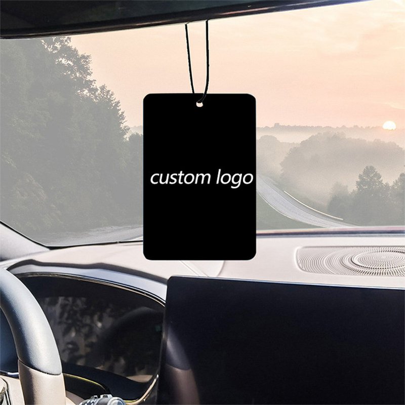 Wholesale Blank Deodorant Hanging Design Reusable Paper Personalised Custom Car Air Freshener