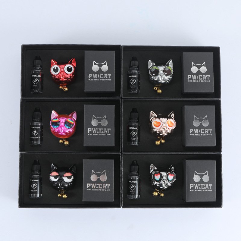Air Vent Capsule Scent Refill Scent Fragrance Bag Perfume Diffuser Air Vent Clip Car PW Cat Air Freshener
