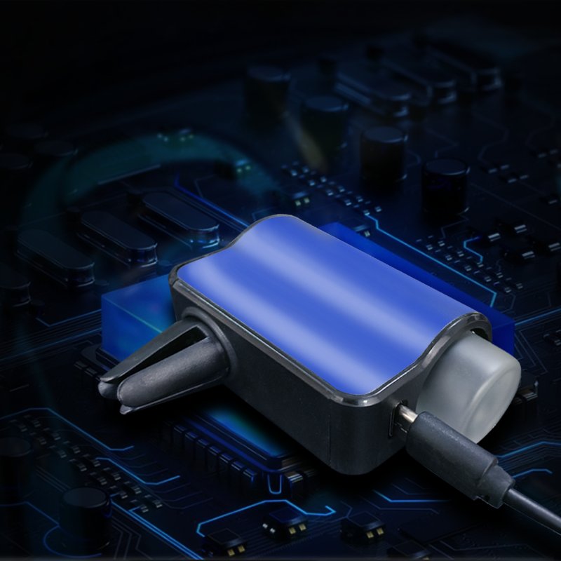 New Ideas OEM Electric USB Waterless Nebulizer Essential Oil Diffuser Ultrasonic Car Aroma Diffuser Vent Clip for Car Luxury 1.5