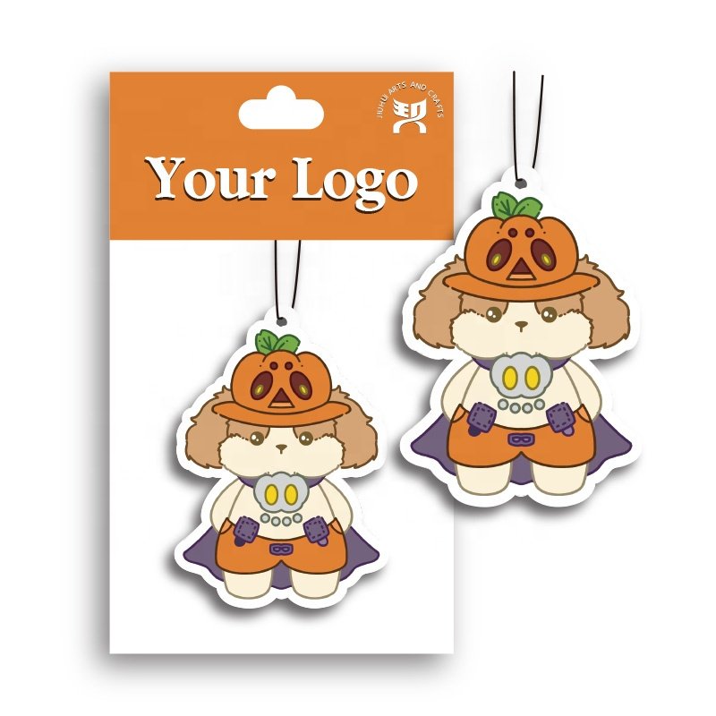 Wholesale Personalised Car Air Fragrance Custom Smell Shape Hanging Paper Car Freshener Custom Car Air Freshener