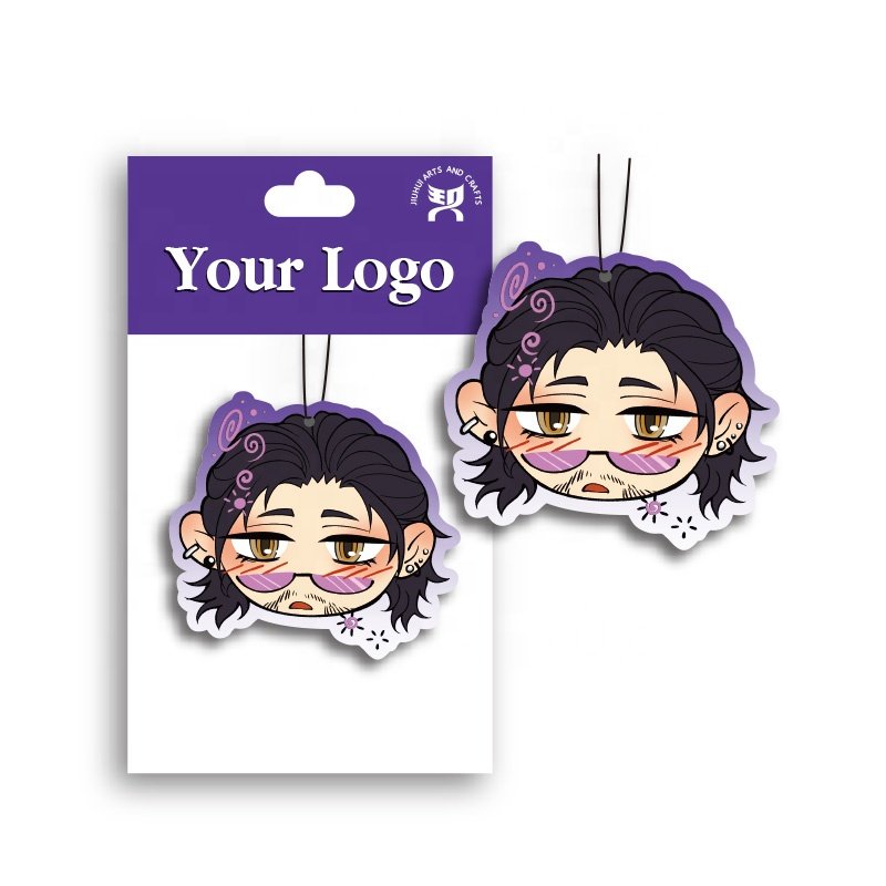 Wholesale Personalised Car Air Fragrance Custom Smell Shape Hanging Paper Car Freshener Custom Car Air Freshener