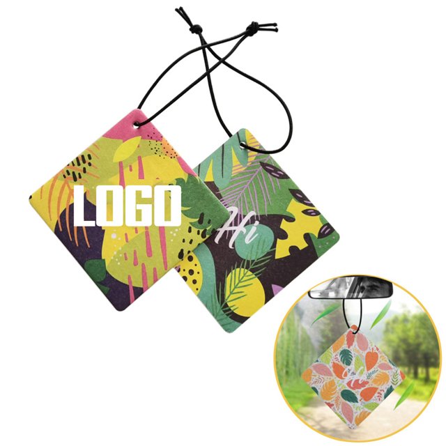 Custom paper car air freshener