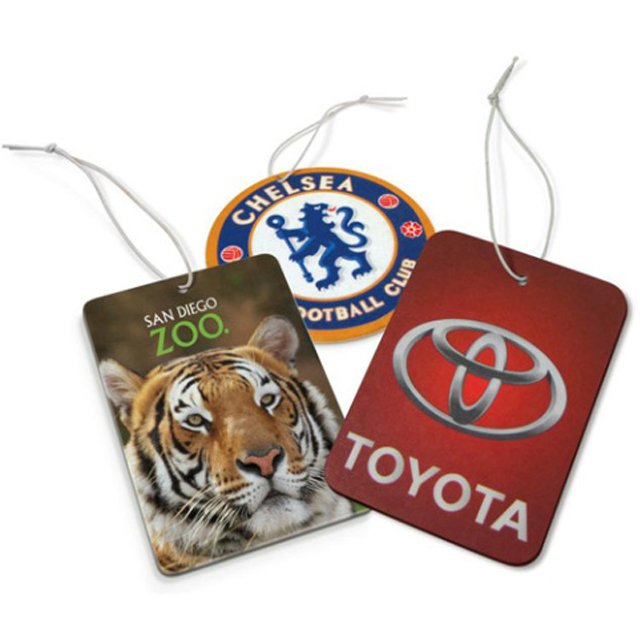 Custom paper car air freshener