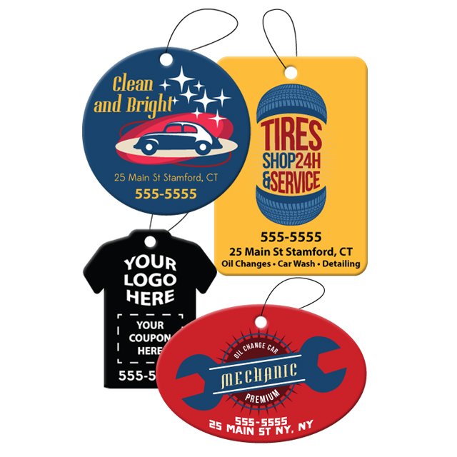 Custom paper car air freshener