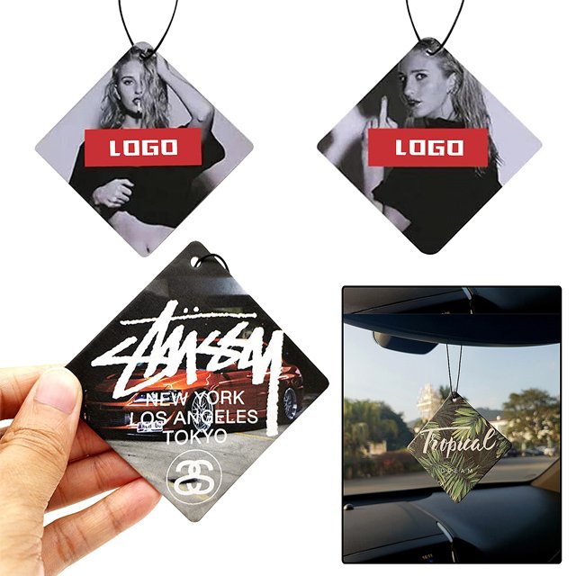 Custom paper car air freshener