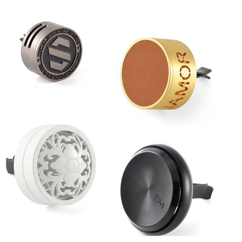 Custom Luxury Car Gel Perfume Diffuser with Ambient Lighting Aromatherapy Air Freshener for Vent Placement