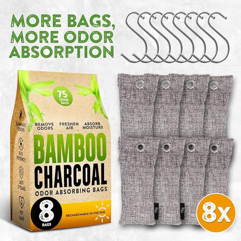 Cheaper Price 75g/50g Natural Breathable Bamboo Charcoal Bag Odor Removal Home Use Air Freshener Purifying Bamboo Charcoal Bags