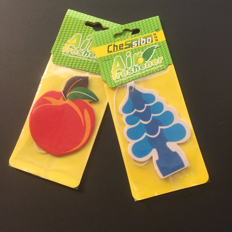 Customized Eco-Friendly Tree Shape Paper Car Perfume Fragrant Apple Lily Jasmine Forest Orange Lily Scents Made Cotton Paper