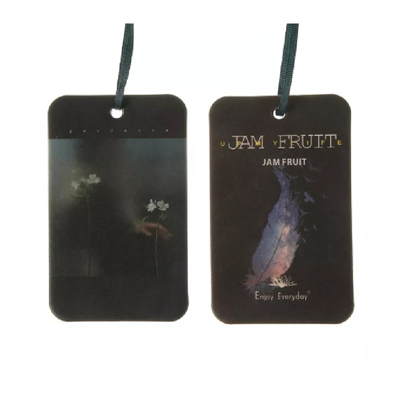 Free Sample 11*6.5cm Scented Air Freshener Paper Card Car Hanging Fragrance Perfumed Absorbent Card