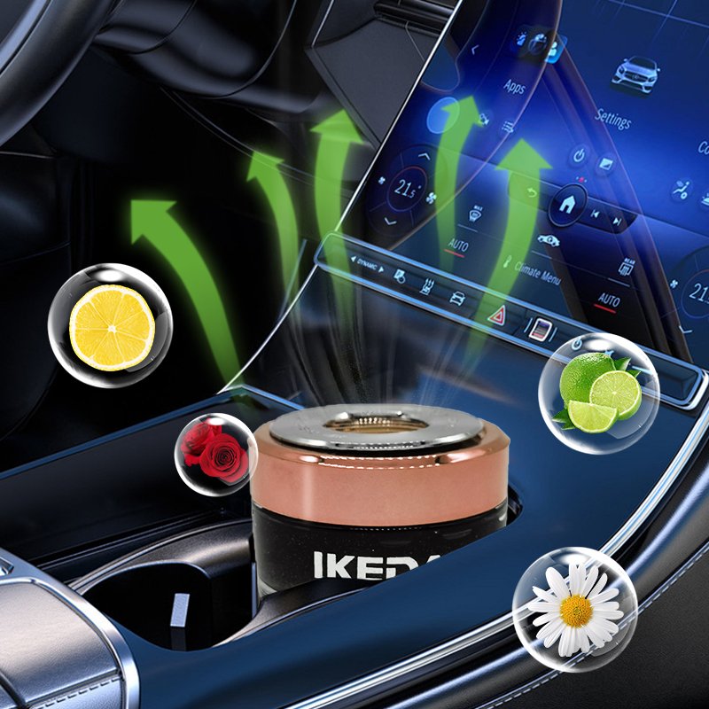 IKEDA negative-ion-air-freshener fancy refillable car air fresheners empty accessoires voiture car freshener