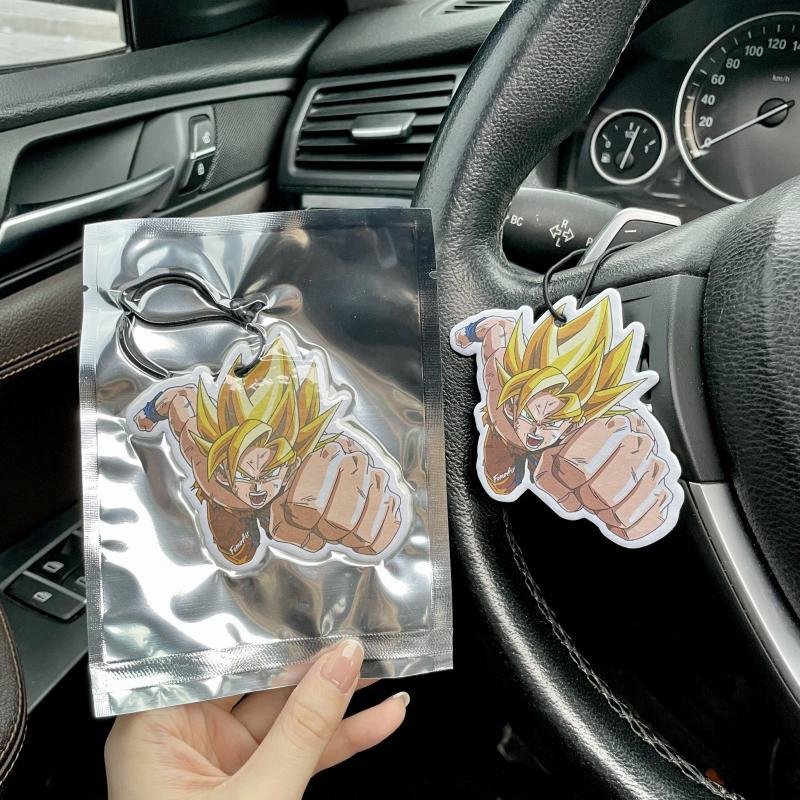 Bulk cheap price stock ready to ship cute kawaii designs paper perfume custom logo car air fresheners