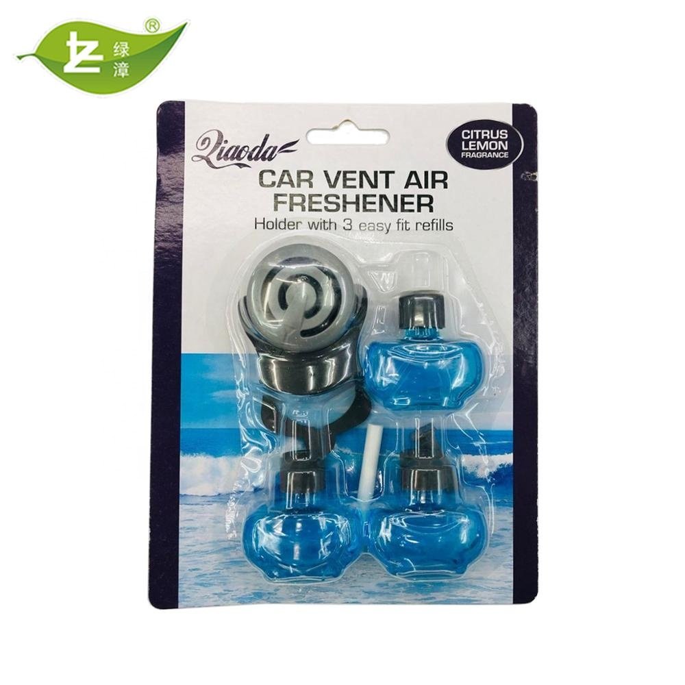 Amazon Hot Sale 3 in 1 liquid Car Aromatherapy Vent Car Air Freshener Manufacturers