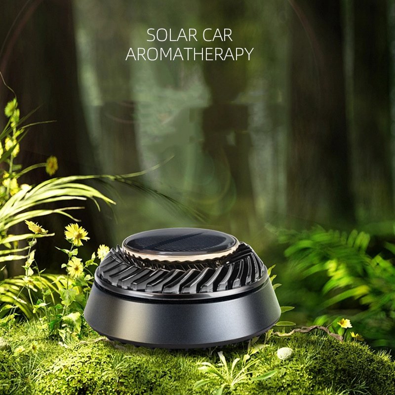 2024 New Mini Solar-Powered Rotating Smart Diffuser Car Air Fresheners Car Perfume