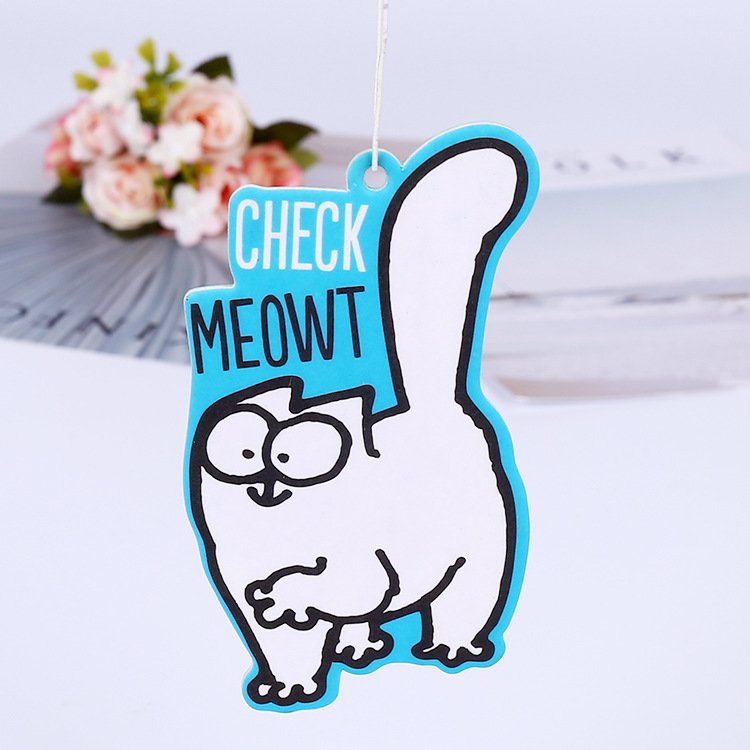 Trendy Custom Fashion Car Freshener Unique Style Fragrant Air Freshener custom paper air freshener