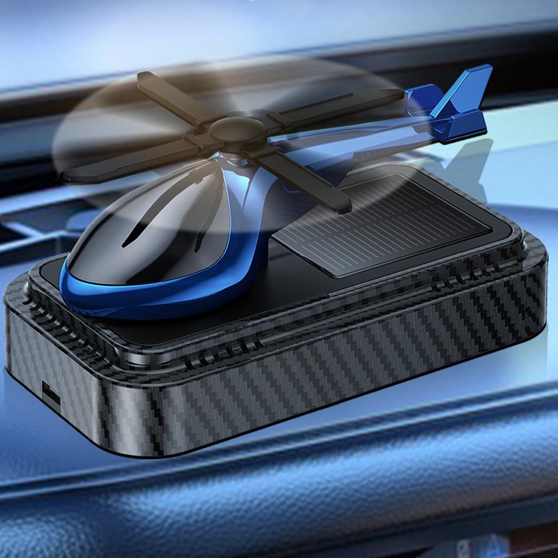 car air freshener custom new product solar helicopter air freshener gadgets 2024 model airplane