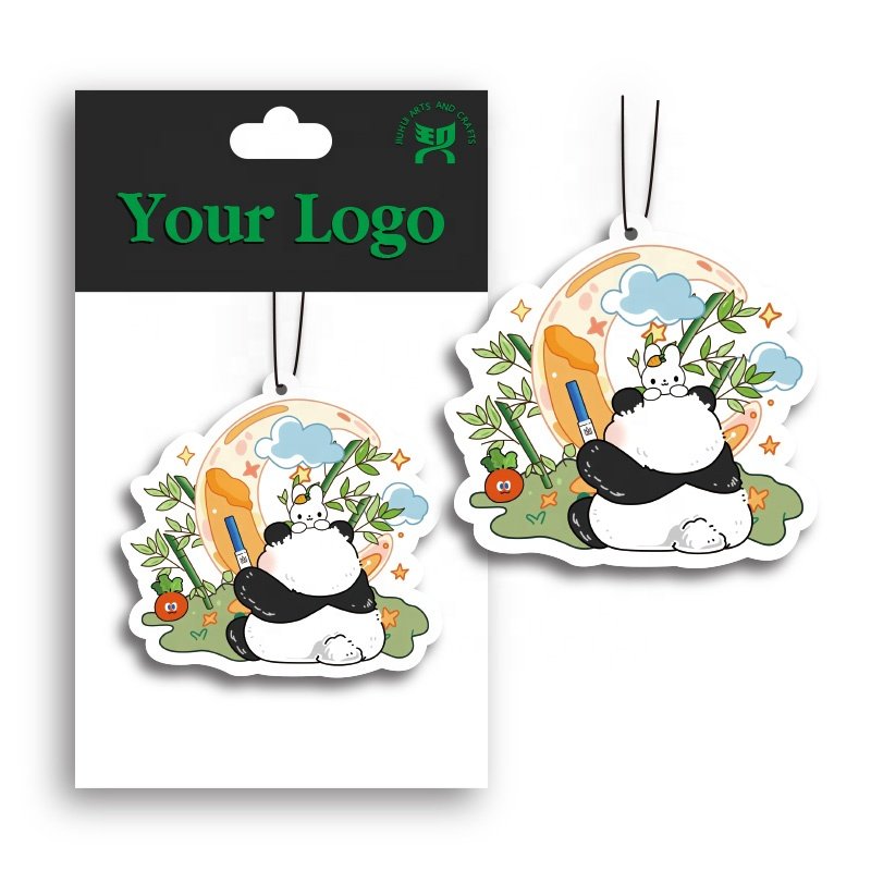 Eco-friendly Long Lasting Scent Custom Logo Car Smell Air Freshener