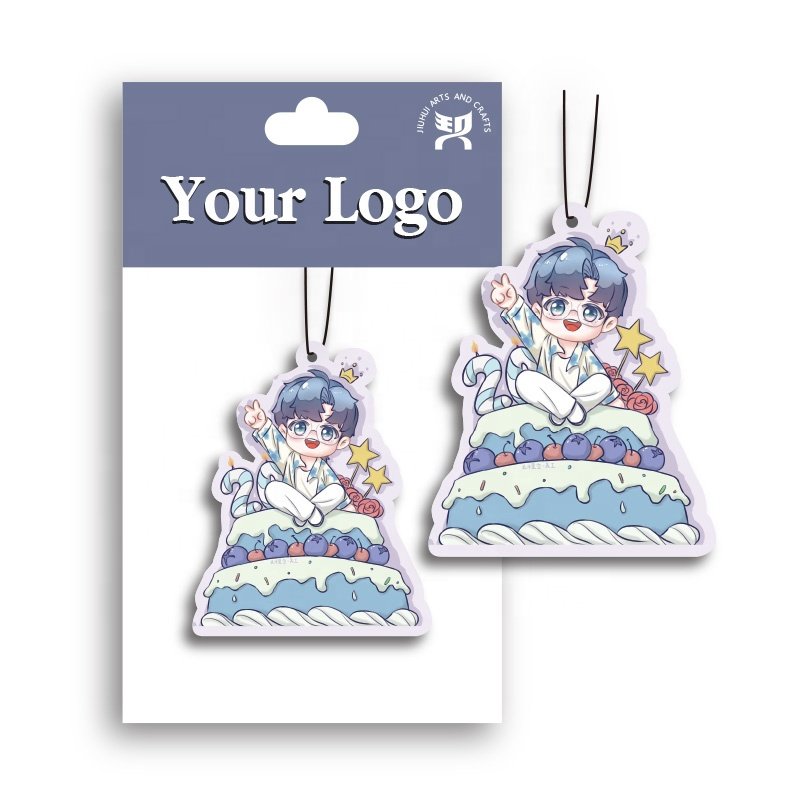 Eco-friendly Long Lasting Scent Custom Logo Car Smell Air Freshener