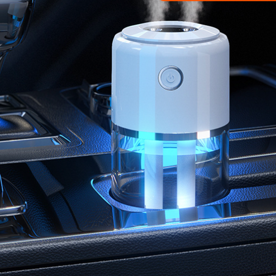 Car air Freshener New Home Silent Desktop Mister Simplified Car Night Light High Capacity Dual Spray High Mist USB Humidifier