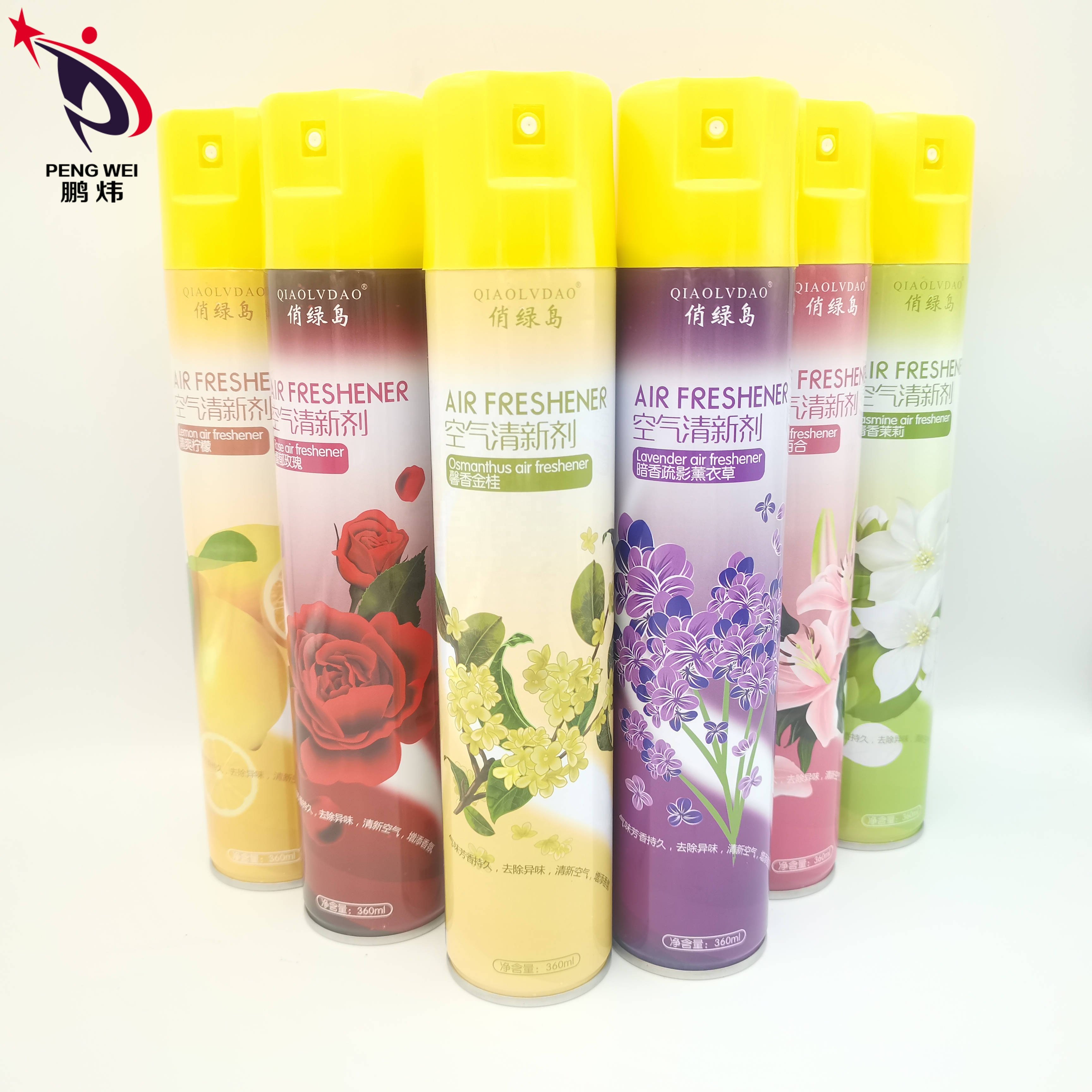 QiaoLvDao Lemon fruit scented air freshener purifies deodorizes lasting fragrance household car air freshener spray