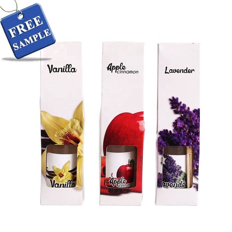 1OZ 30ml Glass Bottle Natural Scented Fragrance Vanilla Fresh Aroma Stick Air Freshener, Reed Diffuser Oil