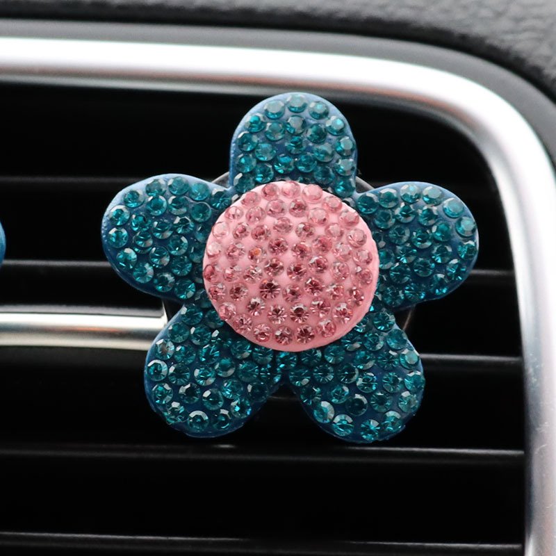 Bling Crystal Truck Air Vent Clip Charms Car fresheners Diamond Car Decor Interior Car Accessories for Women