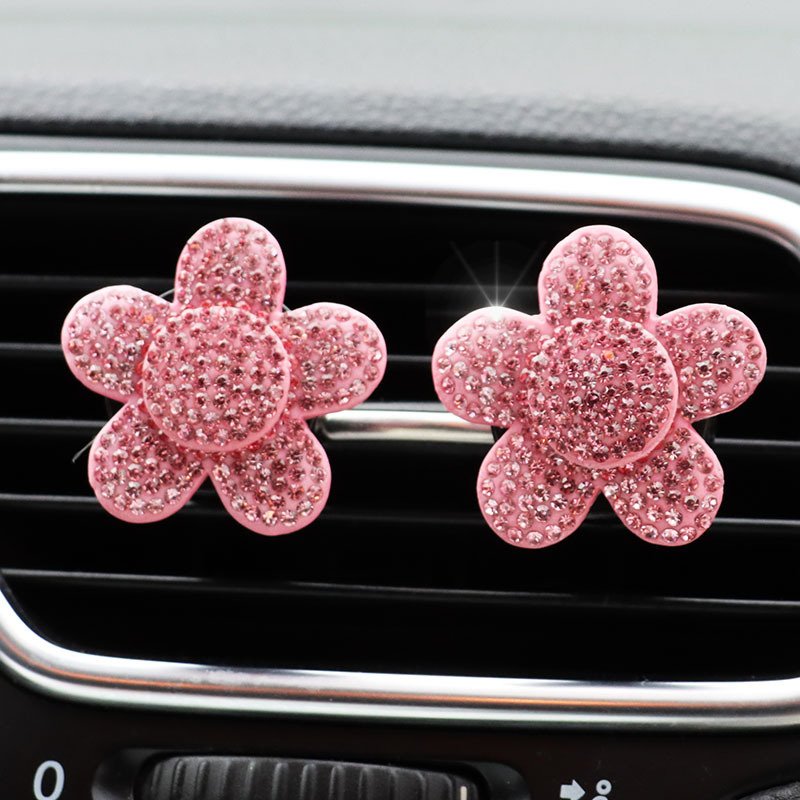 Bling Crystal Truck Air Vent Clip Charms Car fresheners Diamond Car Decor Interior Car Accessories for Women